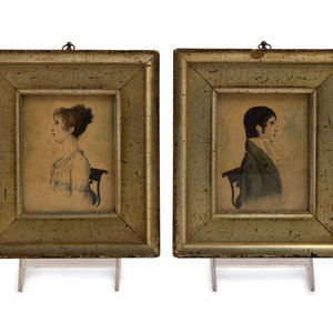 A Pair of Portrait Miniatures by 2a895a