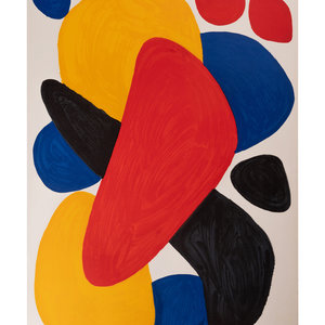 Alexander Calder American 1898 1976 Boomerang color 2a89b6