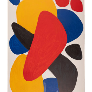 Alexander Calder American 1898 1976 Boomerang color 2a89b8