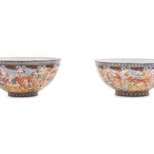 A Pair of Chinese Porcelain Bowls