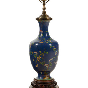 A Chinese Cloisonn Vase Mounted 2a8a78