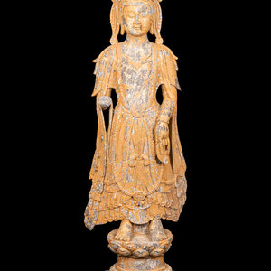 A Chinese Carved Stone Standing 2a8a7b