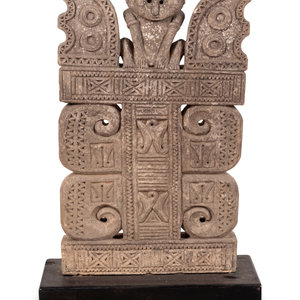 An Asian Relief Carved Stone Stele Height 2a8a91