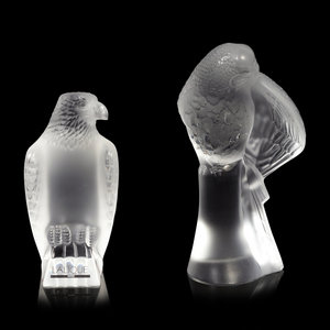 Two Lalique Bird Ornaments Second 2a8b5d