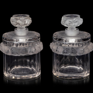 A Pair of Lalique Robinson Perfume