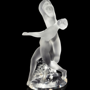 A Lalique Deux Danseuses Figural