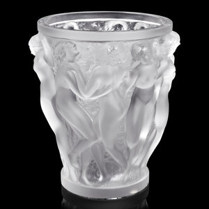 A Lalique Bacchantes Vase Second 2a8b61