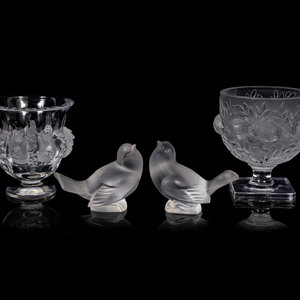 Four Lalique Table Articles Second 2a8b78