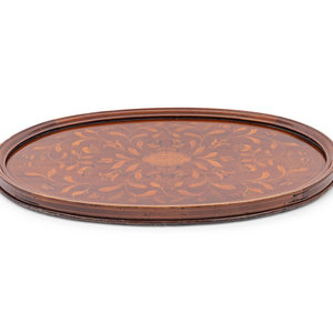 A Dutch Marquetry Serving Tray Late 2a8ba1