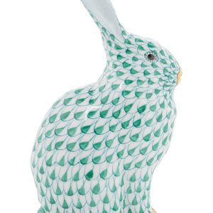 A Herend Porcelain Rabbit
20th Century
Height