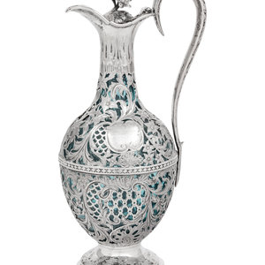 An Early Victorian Silver and Glass