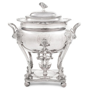 An English Silver Plate Tea Urn 19th 2a8c0b