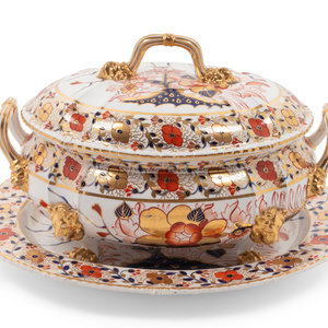 A Derby Porcelain Covered Tureen