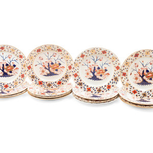 Seventeen Derby Porcelain Service