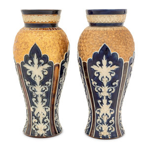 A Pair of Royal Doulton Pottery