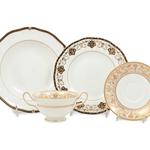 A Group of Wedgwood Porcelain Dinner