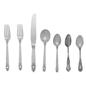 An American Silver Flatware Service
International