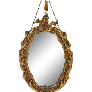 A Louis XV Style Giltwood Mirror Late 2a8cfc