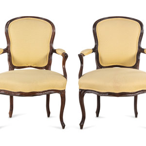 A Pair of Louis XV Beechwood or