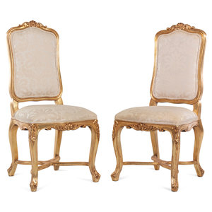 A Pair of Louis XV Style Giltwood 2a8d13