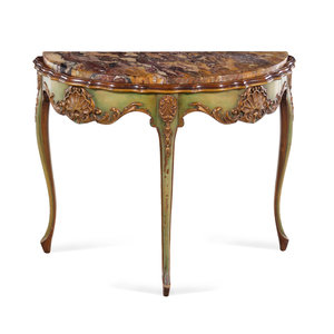 A Louis XV Style Painted and Parcel 2a8d1c