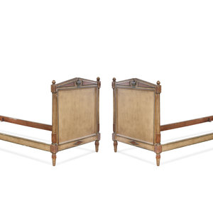 A Pair of Directoire Style Painted
