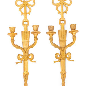 A Pair of Neoclassical Style Gilt 2a8d64