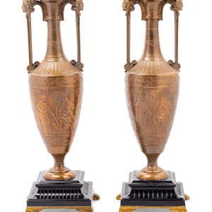 A Pair of French Neoclassical Gilt