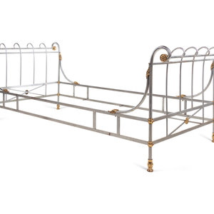 A French Steel and Brass Bed in 2a8d6c