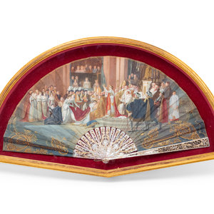 A French Painted Paper Fan after 2a8d81