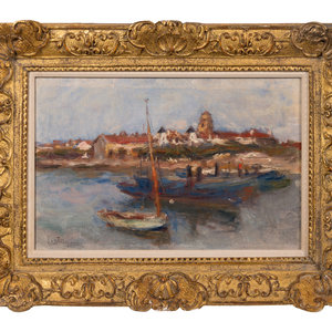 Lucien Mignon (French, 1865-1944)
Harbor
