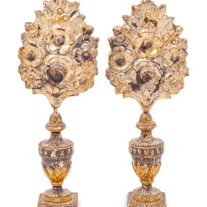 A Pair of Italian Giltwood Altar