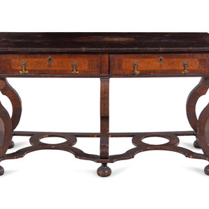 A William and Mary Style Walnut and