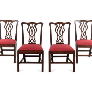 A Set of Four George III Mahogany