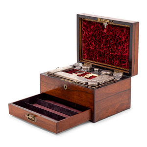 A Victorian Rosewood Dressing Box
Circa