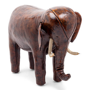 An Omersa and Company Leather Elephant