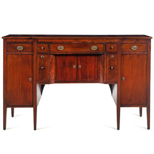 A Federal Mahogany Breakfront Sideboard 19th 2a8eaf