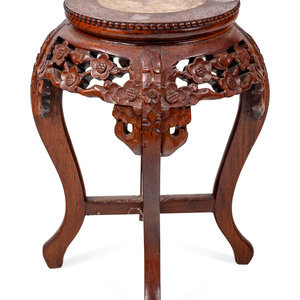 A Chinese Export Carved Wood and