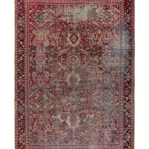 A Sultanabad Wool Rug Late 19th 2a8ed7