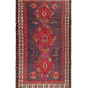 A Turkish Kilim Wool Rug Mid 20th 2a8ee3