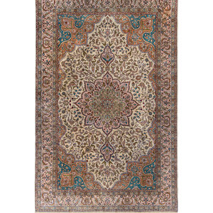 A Hereke Silk Rug Second Half 20th 2a8efe