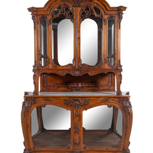A Louis XV Style Carved Walnut 2a8f41