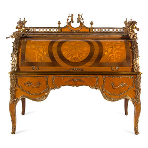 A Louis XV Style Gilt Metal Mounted