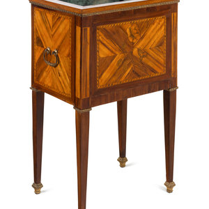 A Louis XVI Kingwood and Marquetry