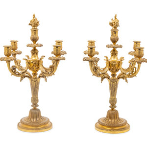 A Pair of Empire Style Gilt Bronze 2a8f7e