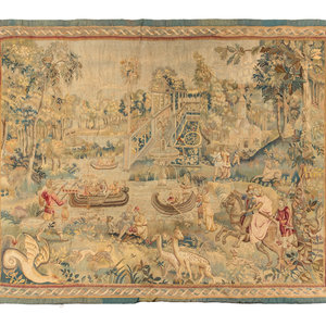 A Flemish Wool Tapestry 17th Century 5 2a8ff5