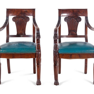 A Pair of Baltic Neoclassical Carved 2a8ffd