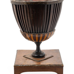 A George III Inlaid Mahogany Bucket