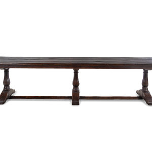 An English Oak Refectory Table 19th 2a9097