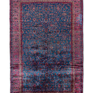 A Kashan Manchester Wool Rug Circa 2a90da